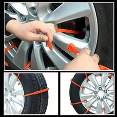 Universal Emergency Snow Tire Chains for Security Winter Driving Car Truck SUV