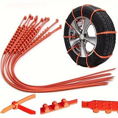 Universal Emergency Snow Tire Chains for Security Winter Driving Car Truck SUV