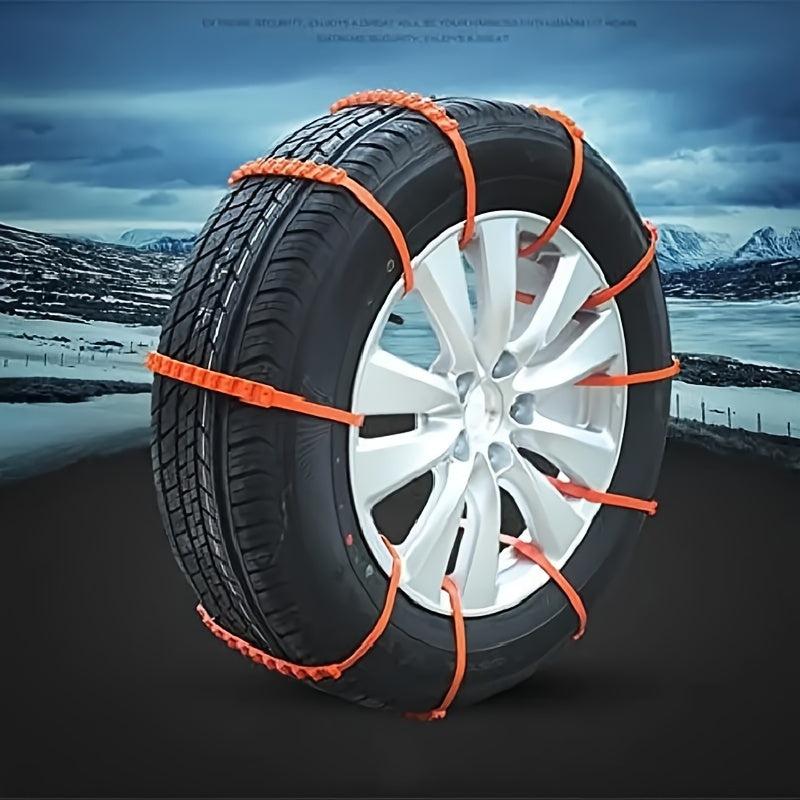 Universal Emergency Snow Tire Chains for Security Winter Driving Car Truck SUV
