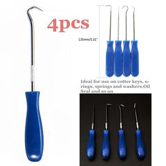 4pcs Seal Driver Pull Hook Pick Tyre Stone Clean Tool Car Maintenance