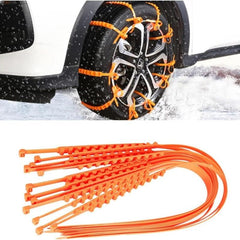 12pcs Car Snow Chains Non Slip Cable Tie Anti skid Nylon Tire Chains