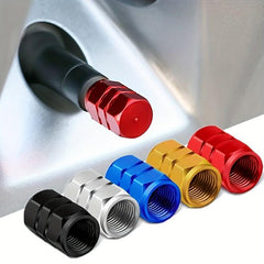 8pcs Aluminum Alloy Tire Valve Caps for Cars Motorcycles Trucks