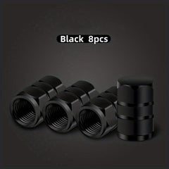 8pcs Aluminum Alloy Tire Valve Caps for Cars Motorcycles Trucks