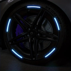 20pcs Colorful Luminous Light Wheel Reflective Stickers