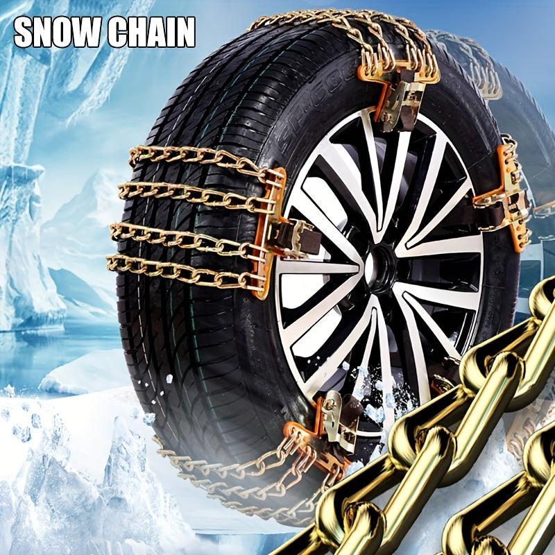 Snow Chain Car Tire Belt Anti Slip Steel Material Wheel Tire Chain
