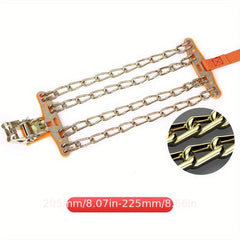 Snow Chain Car Tire Belt Anti Slip Steel Material Wheel Tire Chain