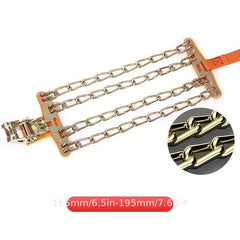 Snow Chain Car Tire Belt Anti Slip Steel Material Wheel Tire Chain