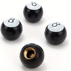 4pcs 8 Valve Caps for Car Motorcycle Bicycle Dust Tire Valves