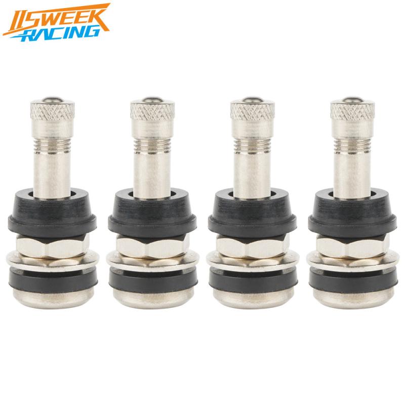 4pcs TR416 Tire Valve Stems Metal Clamp Valves 0 453'' 0 625'' Rim Hole