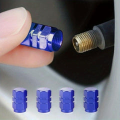 4 Pcs Aluminum Alloy Car Tire Valve Caps