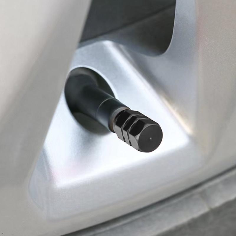 4 Pcs Aluminum Alloy Car Tire Valve Caps