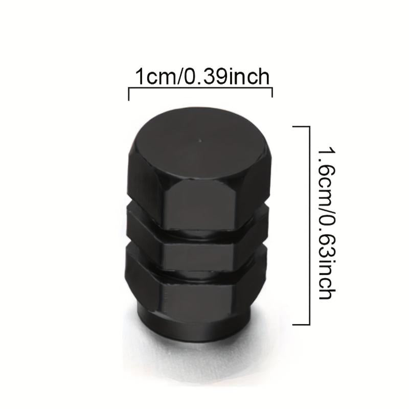 4 Pcs Aluminum Alloy Car Tire Valve Caps