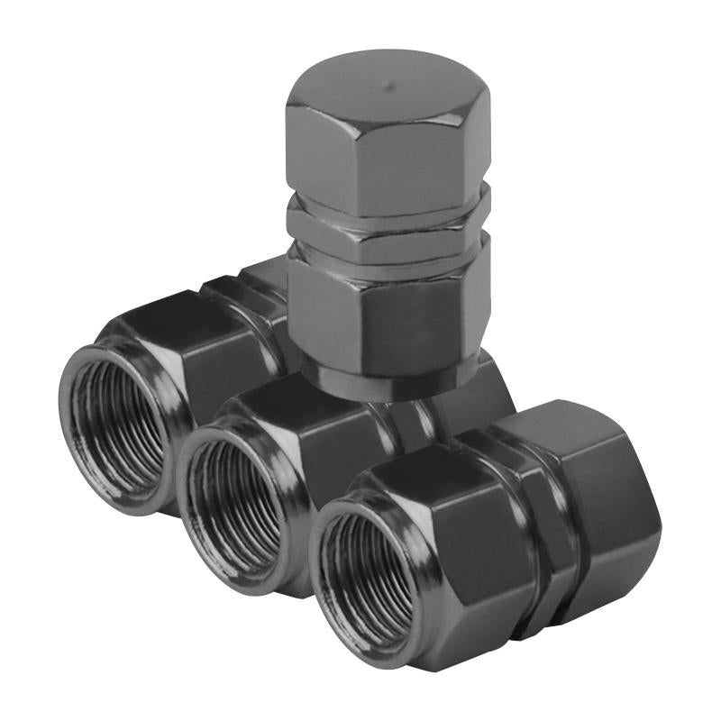 4 Pcs Aluminum Alloy Car Tire Valve Caps