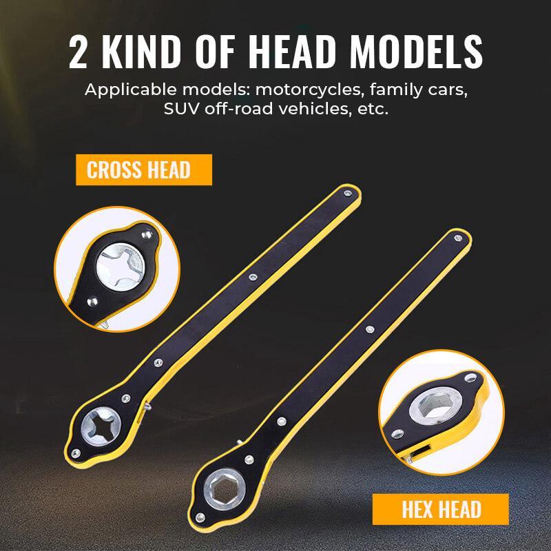 Labor Saving Jack Ratchet Wrench for Easy Tire & Wheel Changes