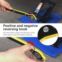 Labor Saving Jack Ratchet Wrench for Easy Tire & Wheel Changes