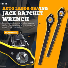 Labor Saving Jack Ratchet Wrench for Easy Tire & Wheel Changes