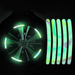 20pcs Reflective Strips Rim Tape for Car Motorcycle Wheels