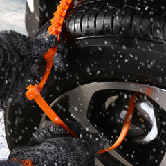 10pcs Car Emergency Non-slip Chains Snow Tire Chains