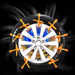 10pcs Car Emergency Non-slip Chains Snow Tire Chains