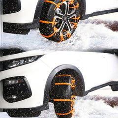 10pcs Car Emergency Non-slip Chains Snow Tire Chains