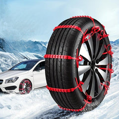 10pcs Car Emergency Non-slip Chains Snow Tire Chains