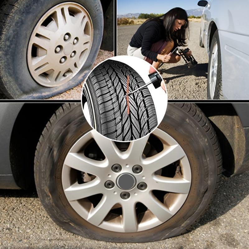 Car Motorcycle Tire Repair Kit 20Pcs Rubber Tire Plugs Strings