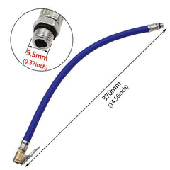 Bike Tire Filler Piston Extension Rubber Nozzle Pressure Tracker