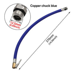 Bike Tire Filler Piston Extension Rubber Nozzle Pressure Tracker
