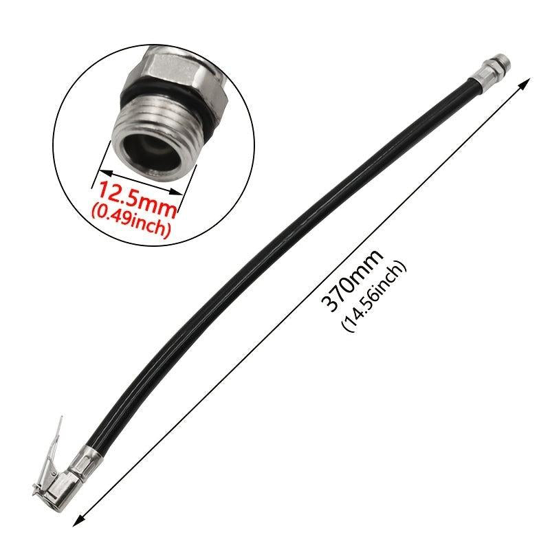 Bike Tire Filler Piston Extension Rubber Nozzle Pressure Tracker