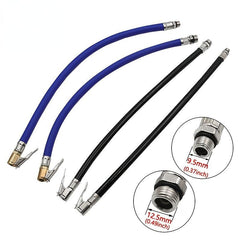 Bike Tire Filler Piston Extension Rubber Nozzle Pressure Tracker