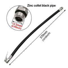 Bike Tire Filler Piston Extension Rubber Nozzle Pressure Tracker