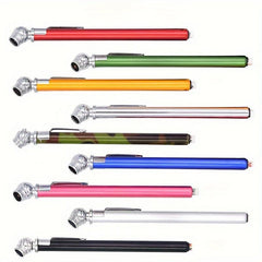 Stainless Steel Tire Pressure Gauge with Zinc Alloy Chuck