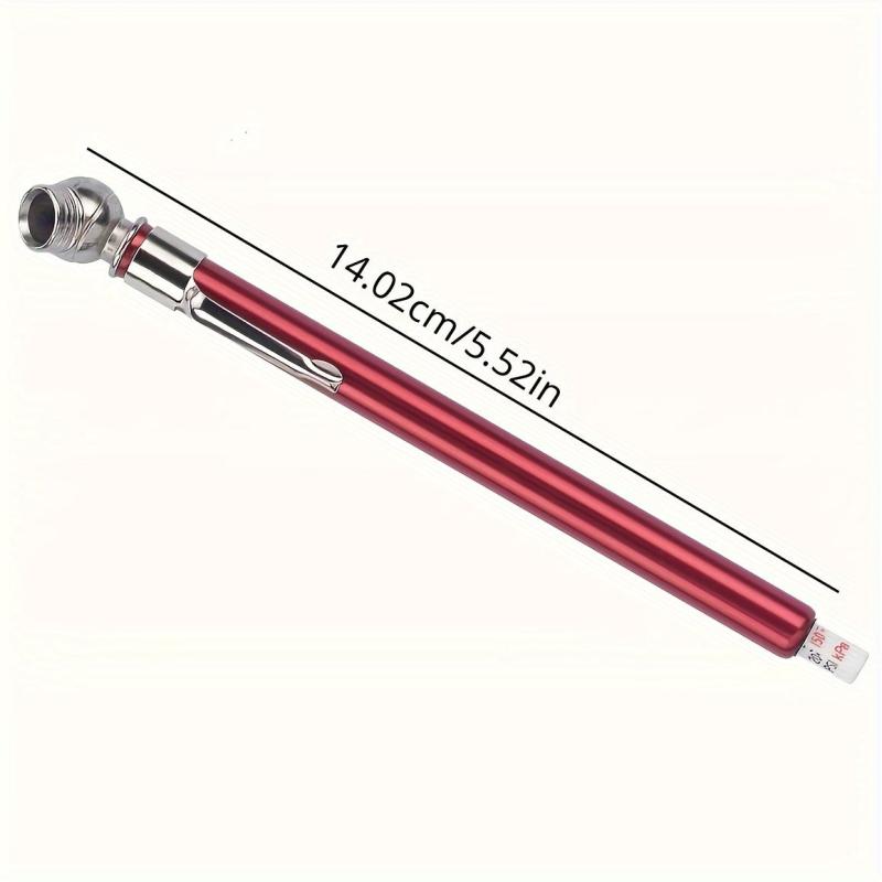 Stainless Steel Tire Pressure Gauge with Zinc Alloy Chuck