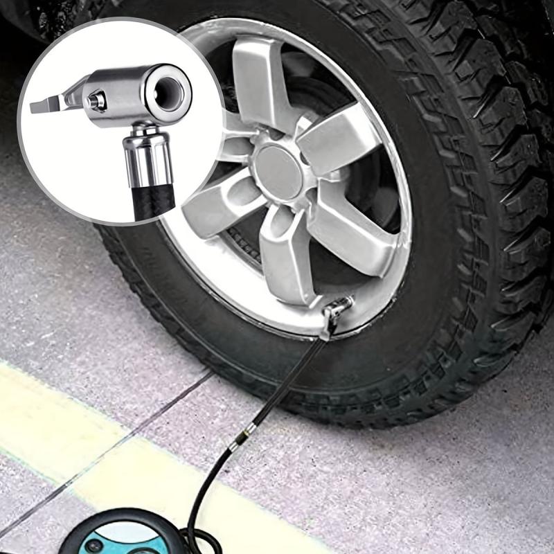 Inflator Pump Hose Adapter Air Tyre Chuck Tire Inflation Hose