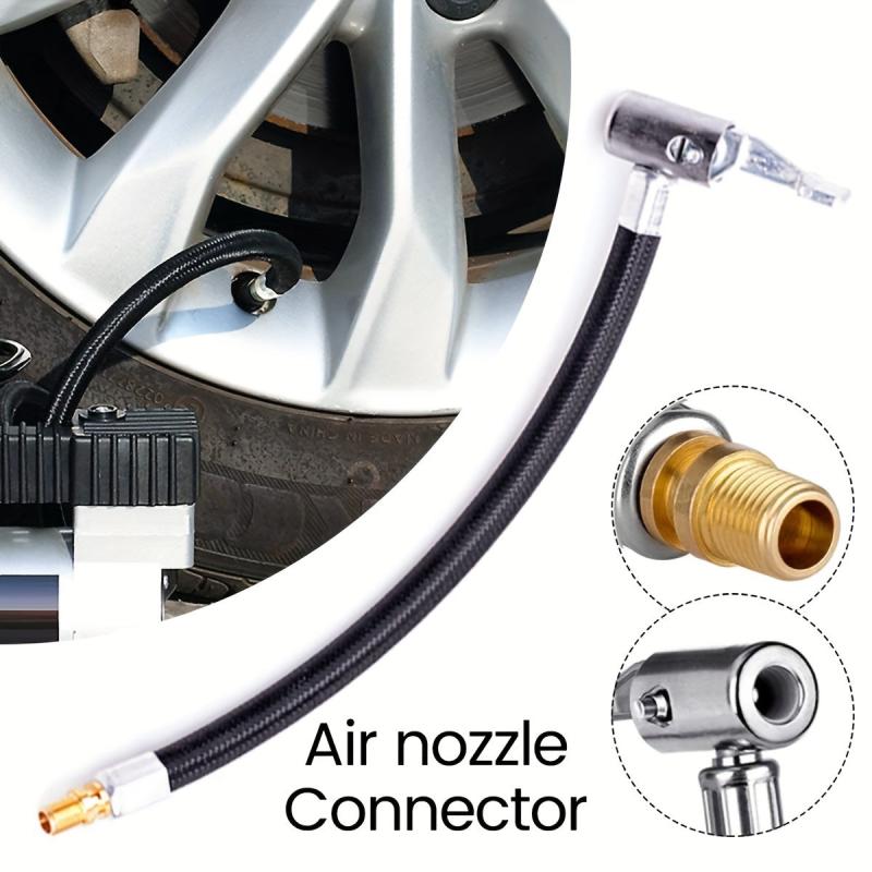 Inflator Pump Hose Adapter Air Tyre Chuck Tire Inflation Hose