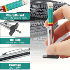 2pcs Smart Tire Tread Depth Gauge