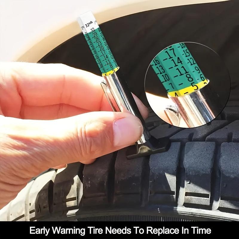 2pcs Smart Tire Tread Depth Gauge