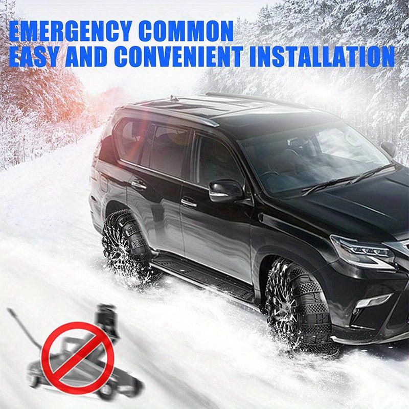 8pcs Auto Winter Tire Chains for Car Truck SUV Skid Resistant Snow Chains