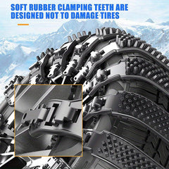 8pcs Auto Winter Tire Chains for Car Truck SUV Skid Resistant Snow Chains