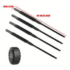 8pcs Auto Winter Tire Chains for Car Truck SUV Skid Resistant Snow Chains