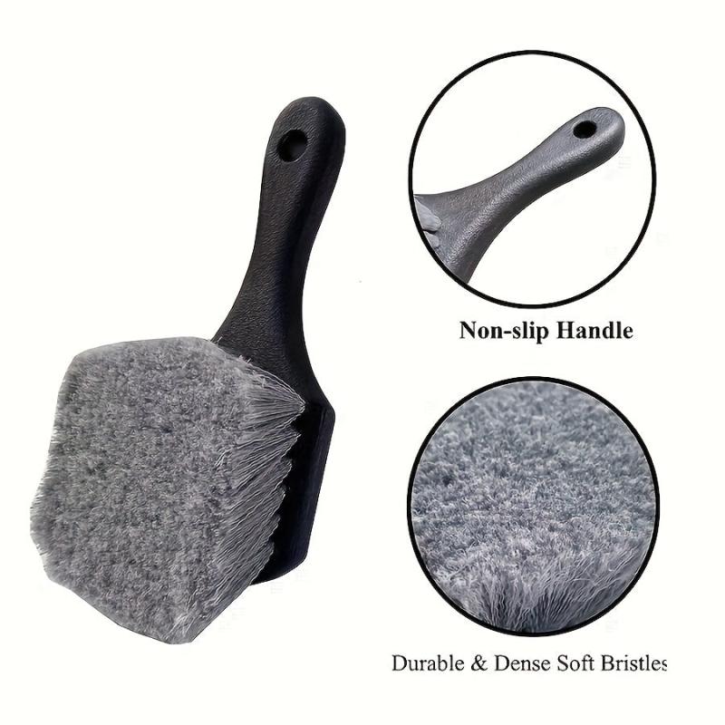 Car Wheel Brush Long Handle Tire Cleaner Brush