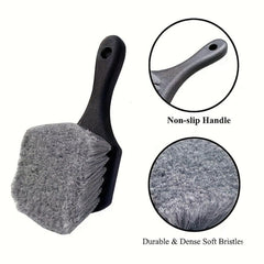Car Wheel Brush Long Handle Tire Cleaner Brush