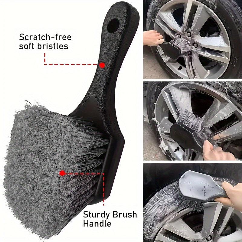 Car Wheel Brush Long Handle Tire Cleaner Brush