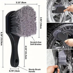 Car Wheel Brush Long Handle Tire Cleaner Brush