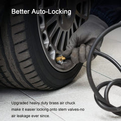 2pcs Heavy Duty Open Flow Lock On Tire Chuck Yellow