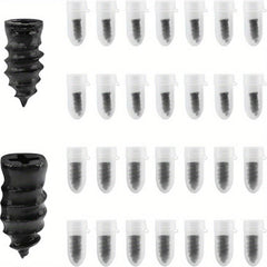 40pcs Tire Repair Rubber Nail - Self Service Tire Repair Screws for Car Moto