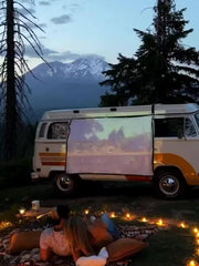 RV Camping Outdoor Projection Curtain Cloth HD Projector