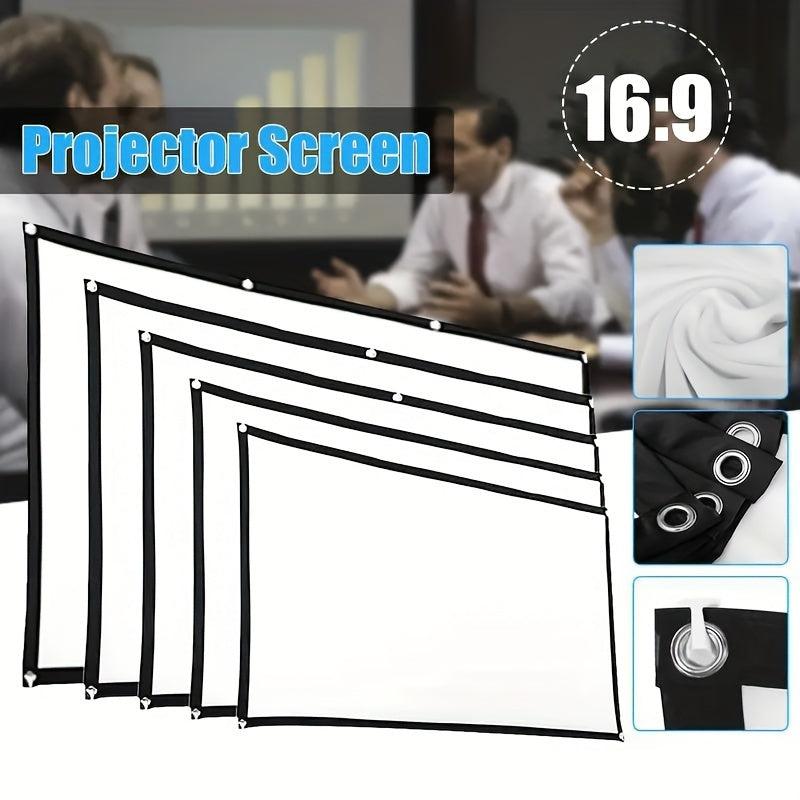 RV Camping Outdoor Projection Curtain Cloth HD Projector