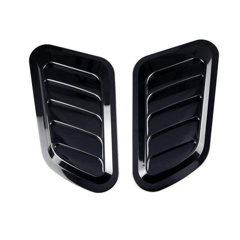 2Pcs Carbon Fiber Hood Scoop Decals - Upgrade Your Car's Look!