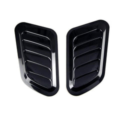 2Pcs Carbon Fiber Hood Scoop Decals - Upgrade Your Car's Look!